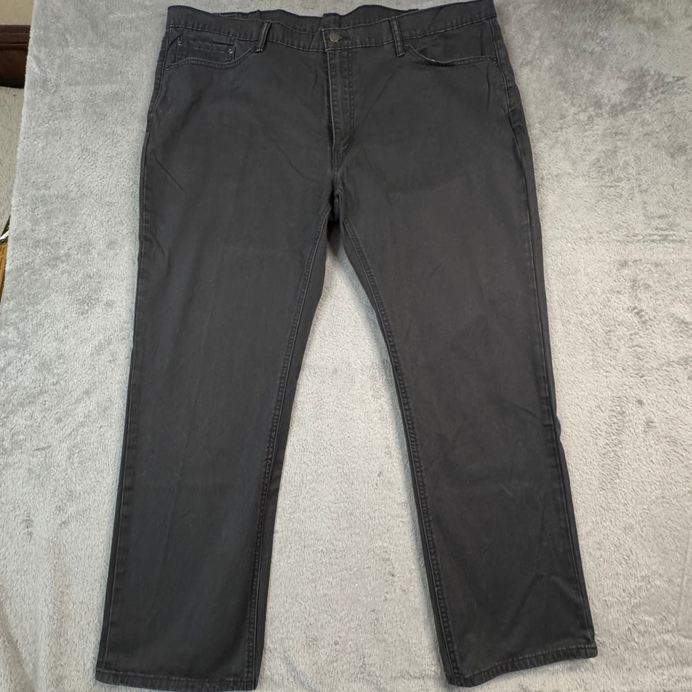 Levis 541 Athletic Taper Gray Jeans Mens 46x30 Charcoal EUC! Clean! - Picture 4 of 10
